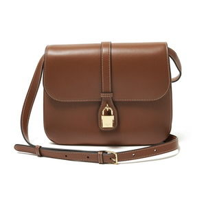 Celine Brown Medium Bag Shoulder Leather Tabou